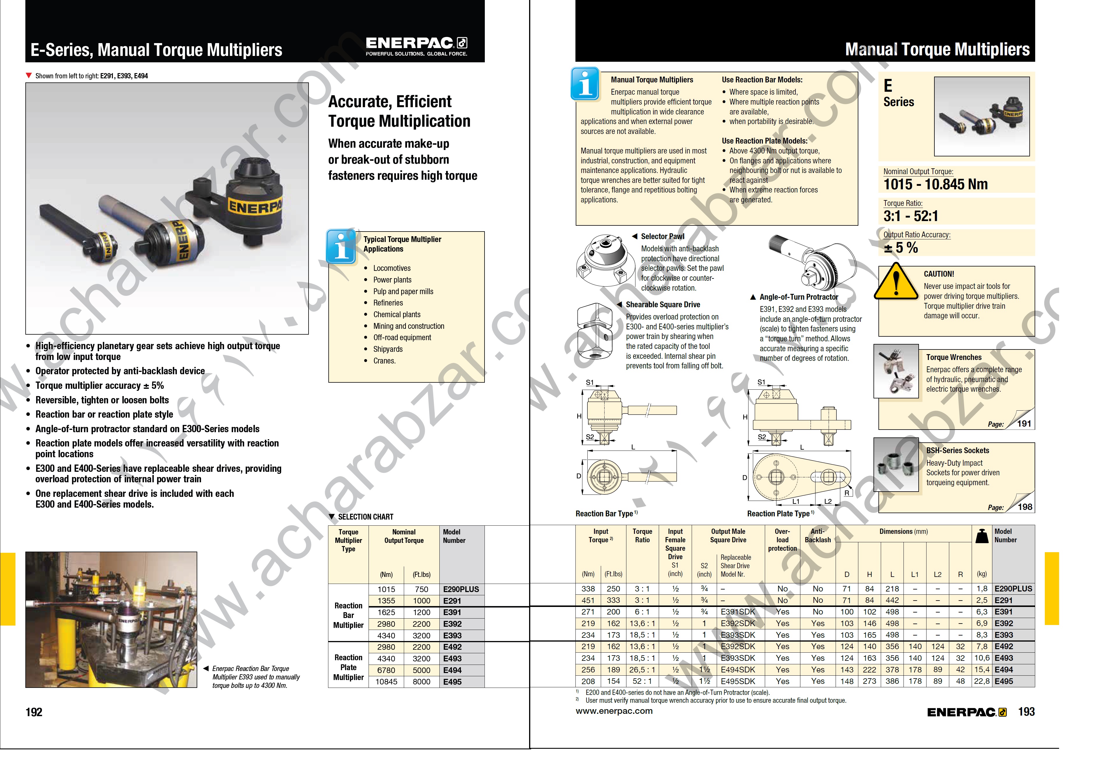 مولتی پلایر,انرپک,اینرپک,enerpac,E290PLUS